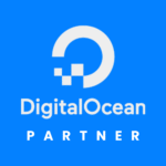 DigitalOcean partner logo on blue for Assystant