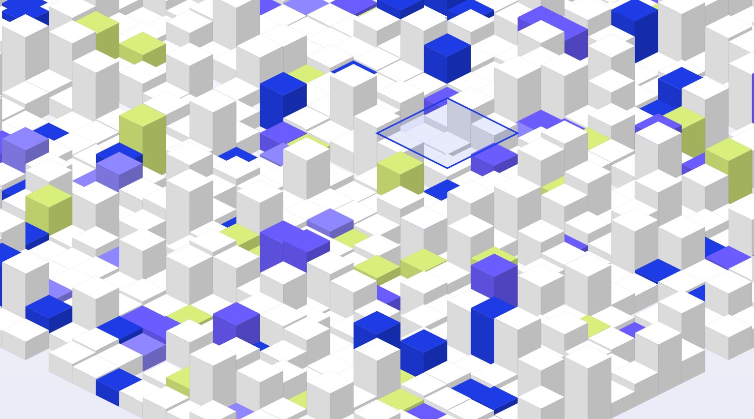 Abstract isometric render representing software quality checks